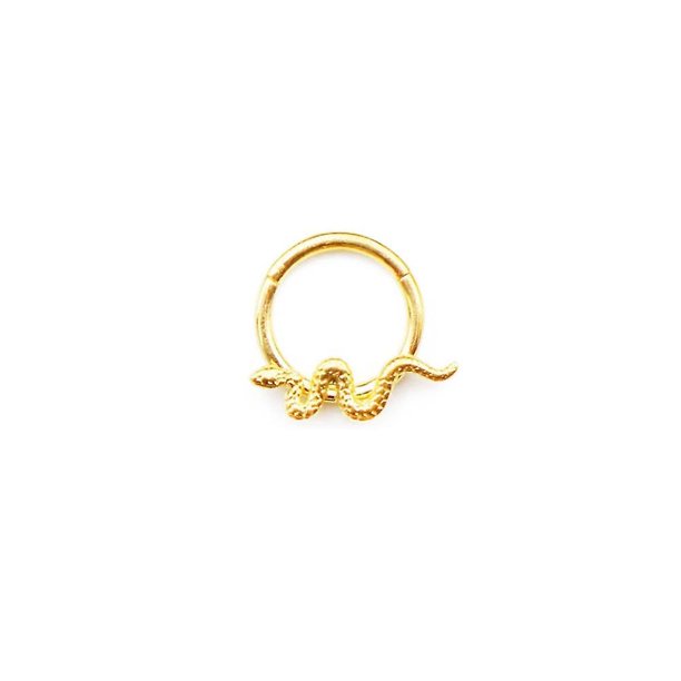 Anillo de nariz de acero inoxidable YONGSHENG 16g 1,2x8 mm 1 pieza