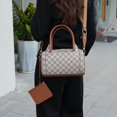 thumbnail image 4 of MKF Collection Adhara Satchel Bag with Pouch Bag, Vegan Leather Circular Print Shoulder Bag by Mia K, 4 of 7