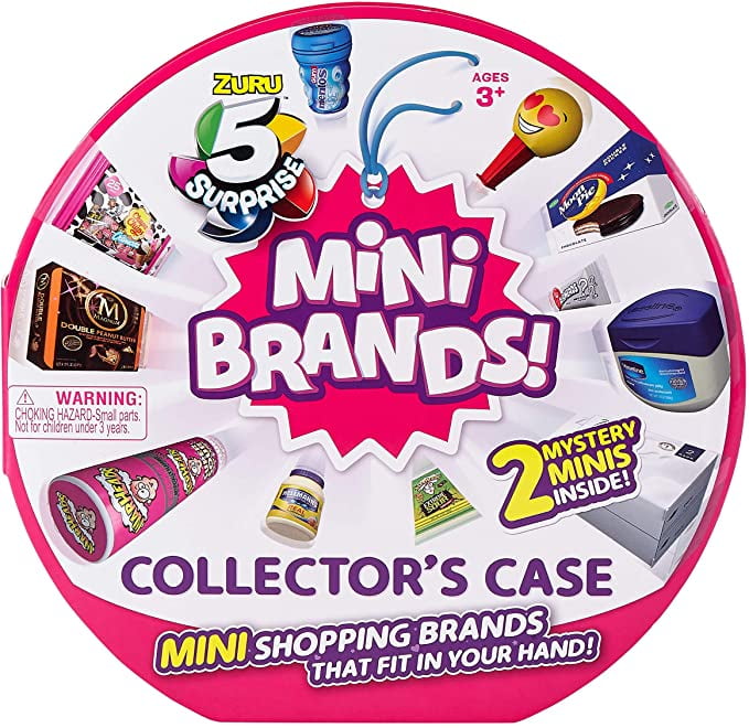 Mini Brands Collectors Case Series 1 By Zuru Includes 2 Mystery Minis 