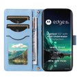 thumbnail image 3 of Motorola Edge 40 NEO Phone Case , Wallet Flip Cover Adjustable Crossbody Lanyard Magnetic Card Slots, 3 of 5