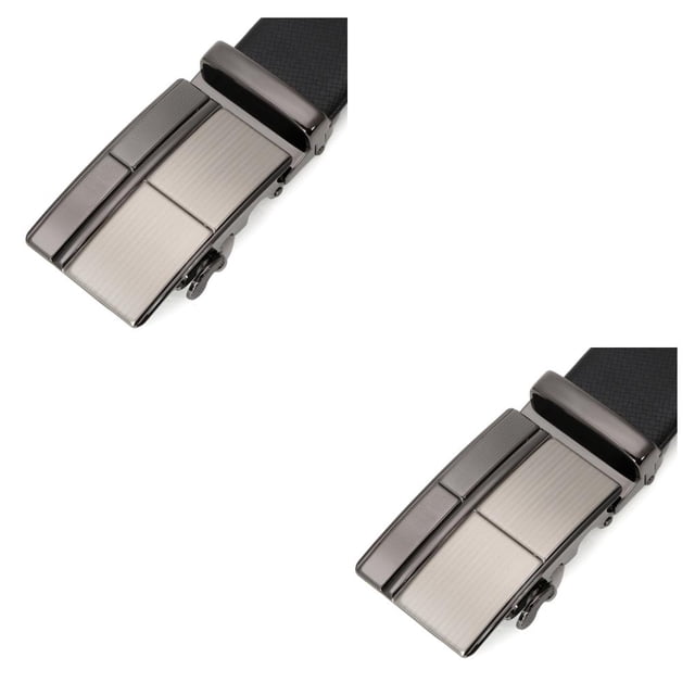 sweethay Hebilla deslizante masculina fuerte 4cm de ancho cinturones de Metal únicos cabezas artesanías regalos de Zinc suave reemplazo de Type2 NO2