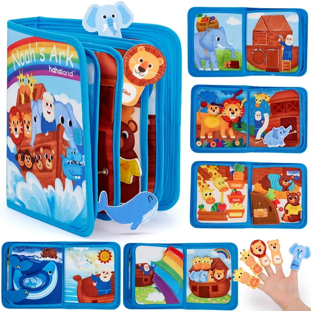 Busy Book hahaland Noah's Ark Toy Montessori, de 1 a 3 años