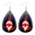 thumbnail image 2 of Pendientes para mujer, regalos para mujer, pendientes de cuero estilo navideño para niña que añaden un toque festivo, anillos de moda., 2 of 2