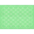 thumbnail image 1 of Ahgly Company Machine Washable Indoor Rectangle Transitional Green Area Rugs, 2' x 4', 1 of 7