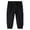 Black, variant on Men's 3/4 Length Jogger Capri Pants for Workout Gym Casual Wear with Secure Zipper Pockets