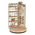 thumbnail image 1 of Jewelry Storage Rack 360 Degree Rotating Jewelry Storage Rack Display Tower Bracket, Gold, 1 of 4