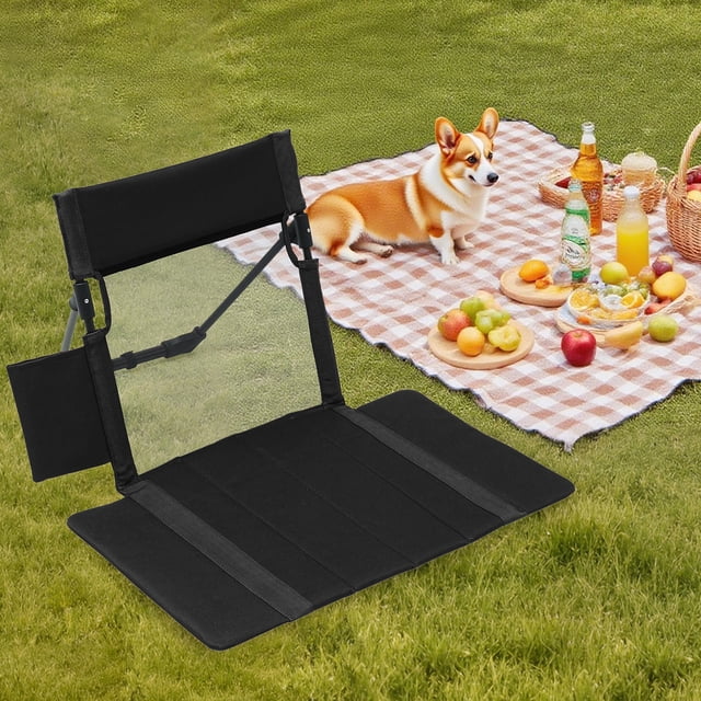 Chaise Pliante Légère Portable pour Camping, Randonnée, Pique-Nique, Plage, Voyage - Solution d'Assise Extérieure Compacte et Confortable