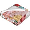 thumbnail image 4 of Manta de franela suave y ligera para sofá cama, diseño de Spy X de Anya Forger, cálida y acogedora, para niños y adultos, regalo, varios tamaños, 50 x 40 pulgadas, 4 of 8