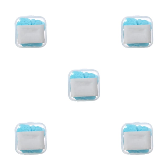 Moyic Jabón de papel desechable para lavar a mano, inodoro perfumado, hoja para exteriores, rebanada de pétalo, caja de baño, espuma Type5 NO5