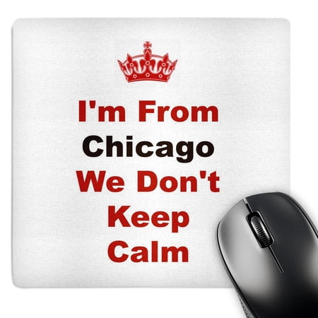 3dRose  dont keep calm  Chicago  red and black lettering on white background  MousePad price history on PriceWatchPro