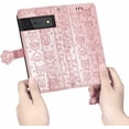 thumbnail image 2 of for Google Pixel 6 (6.4 Inch) Cartoon Cute Wallet Case,Cat Dog Style Flip Phone Cover with ID Card Holder PU Leather Cases for Google Pixel 6 MG Rose Gold, 2 of 15
