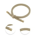 thumbnail image 3 of NOMADIC NOOK Elegant Knotted Hair Ties Khaki 4 Pcs, 3 of 5