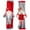 Red+Grey, variant on Christmas Refrigerator Door Handle Cover Set of 2, Cute Gnome Handle Cover Fridge Door Cover Handle Covers for Kitchen Christmas Decorations Handle Decorations