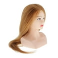 thumbnail image 3 of Cabeza de Maniquí Femenino de 27 '' con Cabello Profesional para - Marrón Sunnimix Cabeza de peluquería, 3 of 8