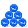 thumbnail image 2 of Bratla Wind Cricket Balls - Soft Training Practice Cricket Air Balls for Coaching Indoor & Outdoor - Pack of 6, 2 of 8