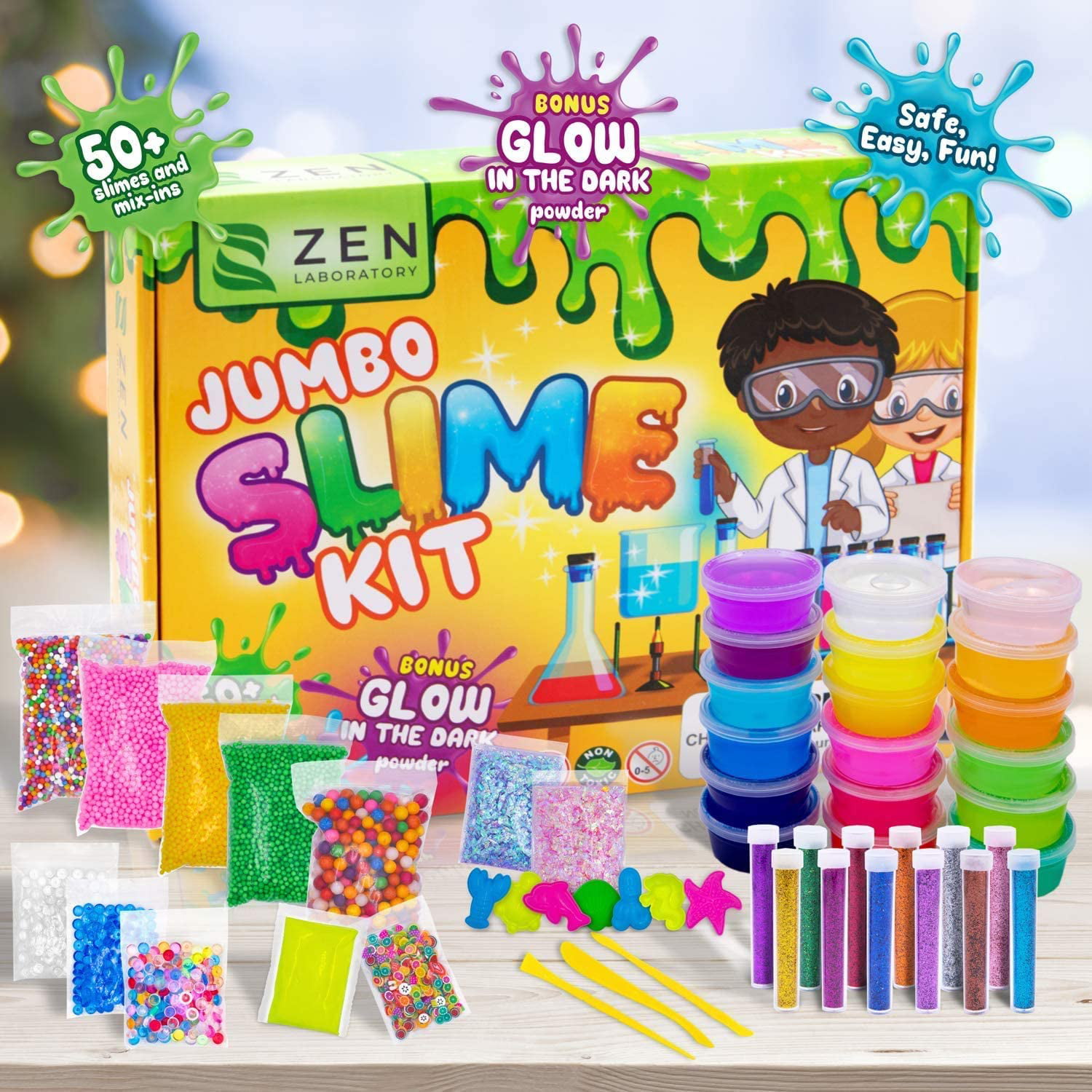 Arts and Crafts Toys UNGLINGA Slime Kit for Girls Boys Kids Age 6 