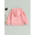 thumbnail image 4 of Caoirhny Kids Girl Hoodie Sweatshirt Letter Print Long Sleeve Pullovers Autumn Tops for Toddler Baby Cute Fall Clothes, 4 of 8