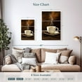 thumbnail image 4 of Elephant Stock Hot Coffee Wall Art - Vertical Multi Panel Canvas - Dining Room Wall Decor - Food And Drink Multi Panel - Brown And Orange Decor - 20" x 32", 4 of 8