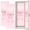 Color 3, variant on Coquette 2 Pcs School Locker Magnetic Wallpaper 12" x 36" Refreshing Lime Mojito Drink Mint Ice Cubes Reusable Removable Locker Accessories Back to School Supplies