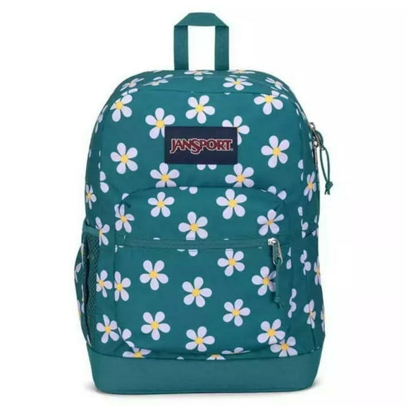 JanSport Cross Town Plus 17" Backpack with Laptop Sleeve - Precious Petals