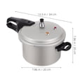 thumbnail image 2 of SHINYPASING Aluminum Pressure Cooker Kitchen Pressure Pot Assorted Color 1 Set, 2 of 8