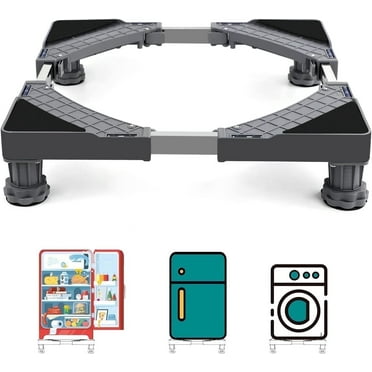 Mini Fridge Stand Washer Dryer Base Appliance Pedestal for Washing Machine Refrigerator wufu018 Plastic Stainless Steel