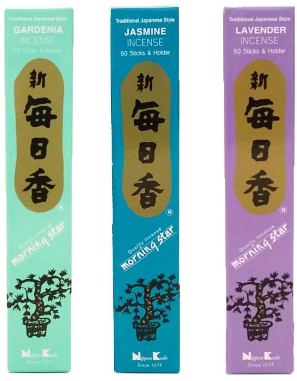 Flower & Earthy 8 BOX of Morning Star 50 Sticks Incense Fragrance Assortment 