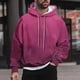 thumbnail image 1 of Sudadera con capucha para hombre, estilo casual, con cuello redondo, estampado, manga larga, blusa de poliéster, 1 of 6