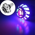 thumbnail image 1 of 1 pz Motocicleta Estroboscópica Advertencia LED Motor Luz De Freno Trasera Flash RGB Ángel Ojos 12V Lámpara Motobike huangjie unisex, 1 of 2