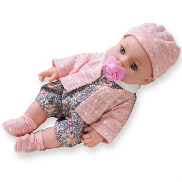 Simulación Vinyl Baby Doll Lifelike Juguete Navidad Año Nuevo Niño Partido Favor de Juguetes Decoración Suministros Regalo Niños Seguro Tipo 2 Noticed FN001579-02