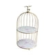 thumbnail image 1 of Jaula para pájaros, soporte para cosméticos, perfume, lápiz labial, caja de almacenamiento, arte de hierro, joyería para ciervo 19.5cmx38.5cm, 1 of 7