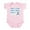 Petal Pink, variant on CafePress - Baby Skier Infant Bodysuit - Baby Light Bodysuit, Size Newborn - 24 Months