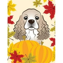 Carolines Treasures BB2022GF Cocker Spaniel Thanksgiving Flag Garden