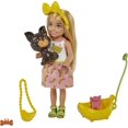 thumbnail image 2 of Barbie Chelsea Doll (Blonde) with Pet Puppy & Storytelling Accessories Including Pet Bed, Dog Treats & More, Toy for 3 Year Olds & Up Barbie -, 2 of 6