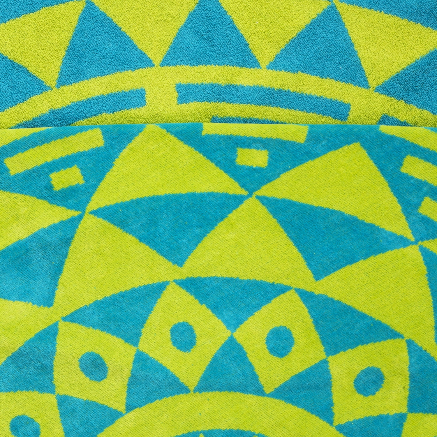 Impressions Cotton Modern Round Beach Towel