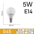 thumbnail image 1 of Bombilla LED de ahorro de energía AC220V, E14, E27, B22, 3w-24w, 3000K, 4000K, 6000K, lámpara con Ce Rohs para decoración Interior de oficina y hogar, 1 of 4