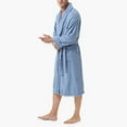 thumbnail image 4 of Men's INK+IVY Cotton Terry Robe Color: Claret Size: XL/XXL, 4 of 4