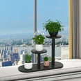 thumbnail image 5 of TaTaai 1Pcs Plant Stand Indoor, Wood Plant Stands For Indoor Plants Multiple, Corner Tiered Flower Plants Shelf Stand for Living Room Bedroom, 5 of 5