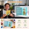 thumbnail image 2 of Musical Birthday Card with Sound & Shaking Motion, Funny Singing Turtle Birthday Card for Boys, Kids,Family,& Coworkers, Pop-Up Happy Birthday Card with Envelope, 2 of 3
