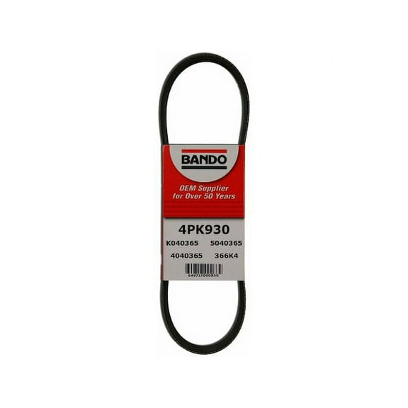 Power Steering and Air Conditioning Accessory Drive Belt - Compatible with 1989 - 1993 Geo Tracker 1.6L 4-Cylinder 1990 1991 1992