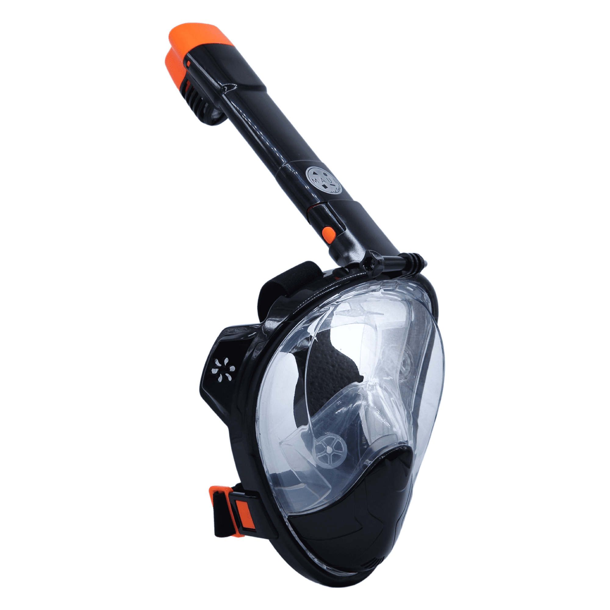 Maui and Sons Black Full Face Diving Mask - L/XL for Adults