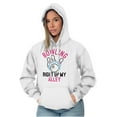 thumbnail image 5 of Bowling Up My Alley Funny Novelty Hoodie Sweatshirt Women Brisco Brands X, 5 of 6
