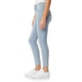 thumbnail image 3 of WallFlower Women's Flirty Curvy Skinny High-Rise Insta Stretch Juniors Jeans (Standard and Plus), 3 of 5