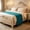 Blue, variant on Luiuiu Solid Color Fringed Bed Runner for Queen Size Bed, Soft Decorative Bed Scarf Throw Blanket, Multi-Color Bed End Runner for Bedroom, Hotel & Guest Room Decor