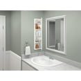 American Pride Beveled Mirror Medicine 12 x 36 in., Frameless