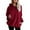 Wine, variant on Aboser Women's Fuzzy Fleece Hoodies Plus Size Sherpa Pullover Thermal Thick Plush Sweatshirts Loose Long Sleeve Sweaters Solid Color Hooded Shirts with Pockets