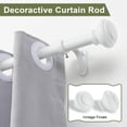 thumbnail image 2 of Adjustable Single Curtain Rod Matte White 36"-72" For Bedroom Living Room Window Decoration, 2 of 7