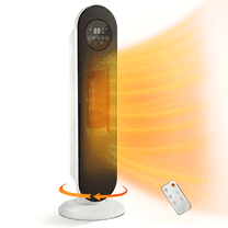 Vebreda 1500W PTC Electric Space Heater for Indoor Use, 60° Oscillating Fast Heating Heater for Home & Office