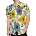 thumbnail image 4 of High Quality Hawaiian Shirts for Men Short Sleeve Aloha Beach Shirt Floral Summer Casual Button Down Shirts Blouses NABPFB, 4 of 7