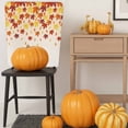 thumbnail image 5 of Fall Maple Chair Covers Set of 1 Leaf Thanksgiving Leaves Farmhouse Orange Ombre Chair Back Covers Stretch Removable Washable Slipcovers Protector for Dining Room Kitchen Party Decor, 5 of 5